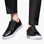 Men’s Low Top Sneakers with Lace-Up Closure and Flat Sole - Image 5