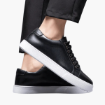 Men’s Low Top Sneakers with Lace-Up Closure and Flat Sole - Image 4