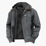 Men’s Outdoor Hooded Jacket with Zipper Pockets - Image 5