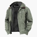 Men’s Outdoor Hooded Jacket with Zipper Pockets - Image 3