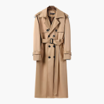 Men’s Over the Knee Belted Trench Coat - Image 2