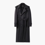 Men’s Over the Knee Belted Trench Coat - Image 5