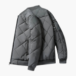 Men’s Padded Jacket with Fleece Lining and Zip Pockets - Image 3