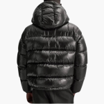 Men’s Quilted Jacket with Front Zipper and Padded Lining - Image 4