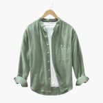 Men’s Slim Fit Shirt with Chest Pocket - Image 2