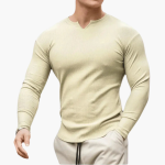 Men’s Sweater with Ribbed Texture and Slim Fit - Image 6