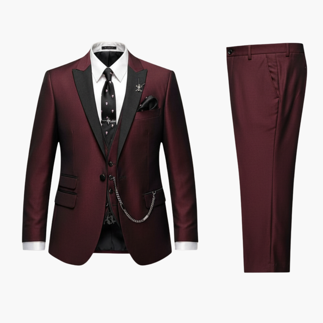 Men_sThree-PieceSuitwithLapelsandClosure.png Men’s Three-Piece Suit with Lapels and Closure - Image 1