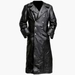 Men’s Trench Coat with Long Hem - Image 2