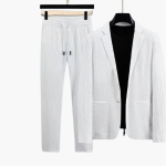 Men’s Two-Piece Blazer Suit with Drawstring Trousers - Image 5