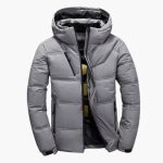 Men’s Winter Hooded Jacket with Zipper Pockets - Image 2