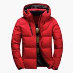 Men’s Winter Hooded Jacket with Zipper Pockets - Image 5