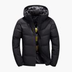 Men’s Winter Hooded Jacket with Zipper Pockets - Image 3