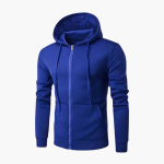 Men’s Zip Hoodie with Hood and Front Pockets - Image 4