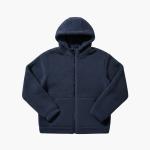 Men’s Fleece Jacket with Hood and Full Zipper