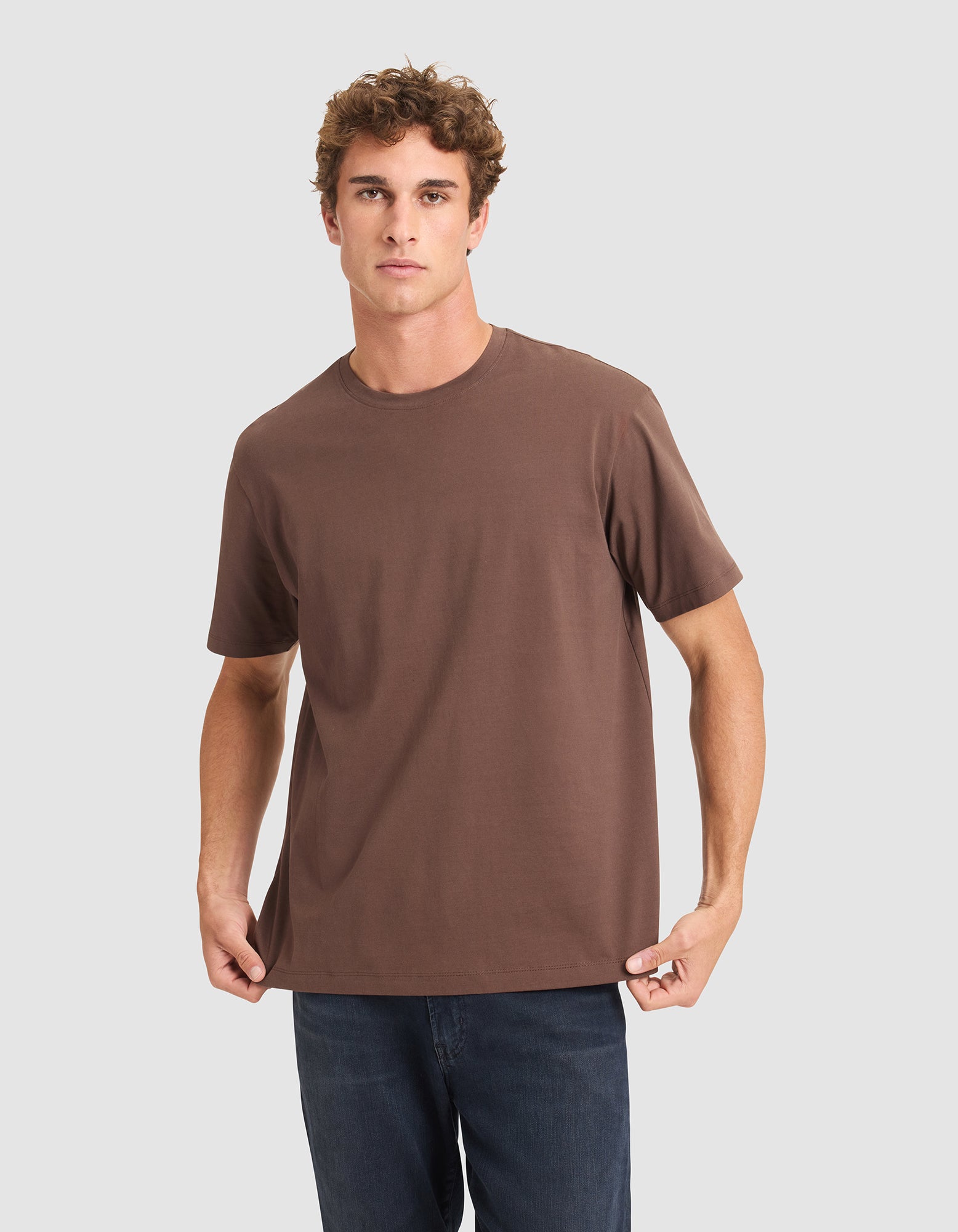 Mens_All_Day_Tee_Cacao_1.jpg Men's All Day Tee - Last Chance - Image 1