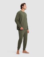Men's Brushed Bamboo Jogger Set - Image 4