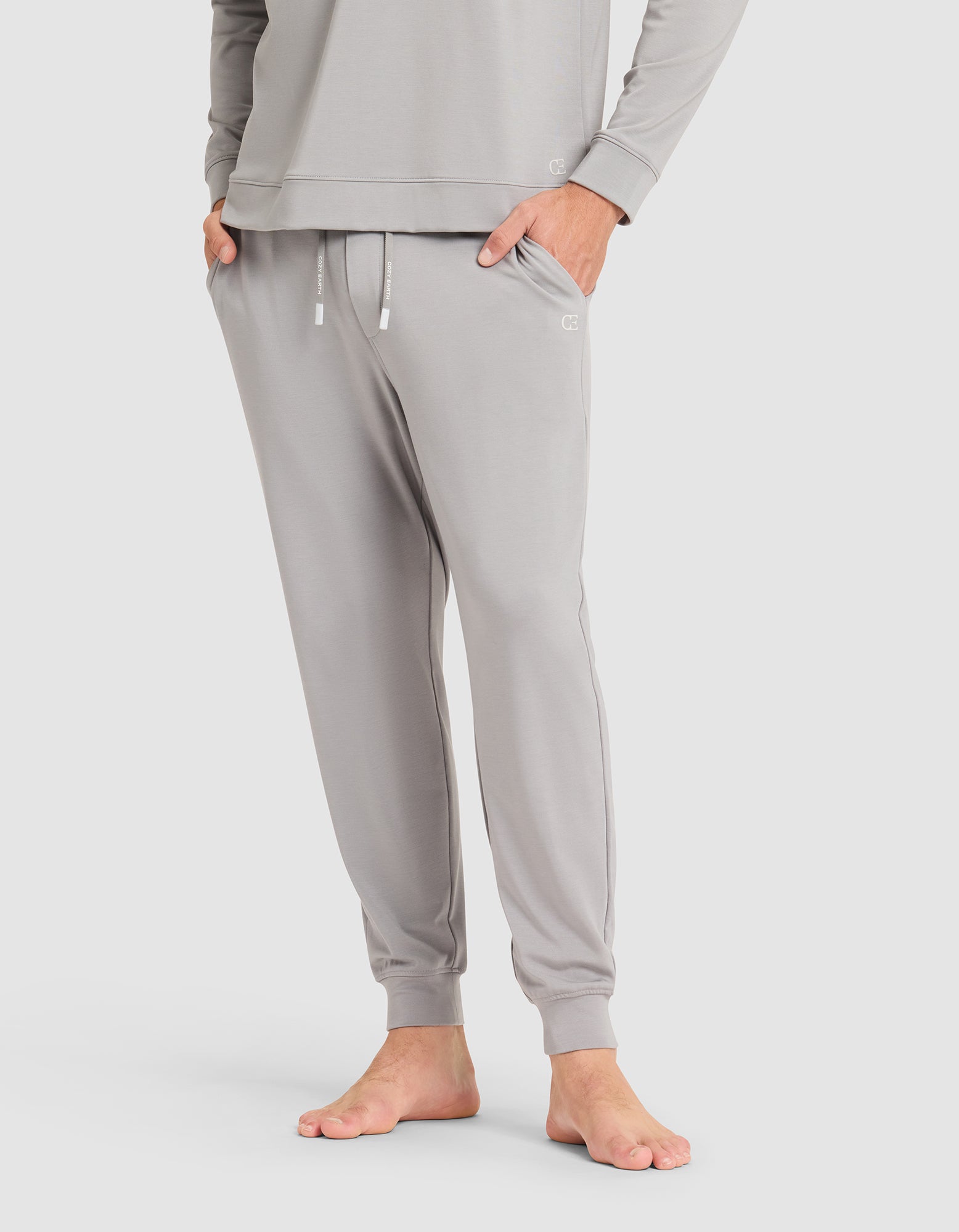 Mens_Brushed_Bamboo_Jogger_Stone_1.jpg Men's Brushed Bamboo Jogger - Image 1
