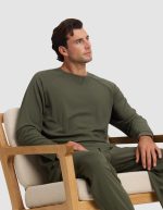 Men's Brushed Bamboo Pullover Crew - Image 5