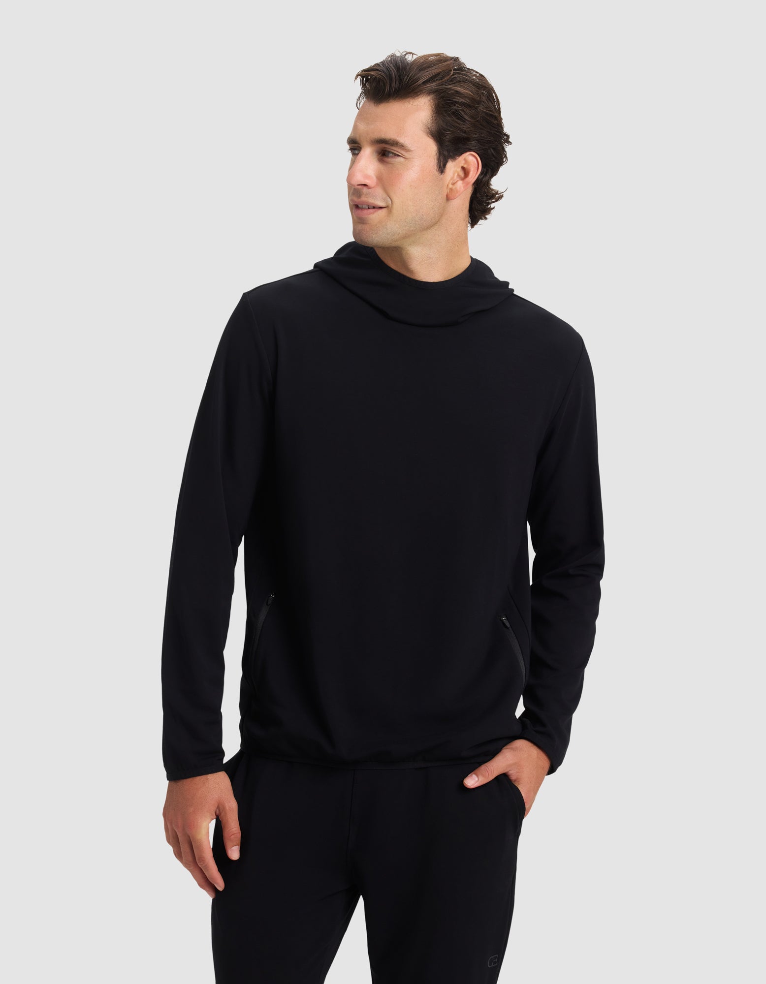 Mens_Brushed_Bamboo_Recovery_Hoodie_Jet_Black_1.jpg Men's Brushed Bamboo Recovery Hoodie - Image 1