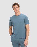 Men's First Layer Pajama Short Sleeve Tee & Pant Set - Image 13