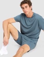 Men's First Layer Pajama Short Sleeve Tee & Short Set - Image 9