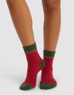 The Mistletoe Plush Modern Crew Sock - Image 4