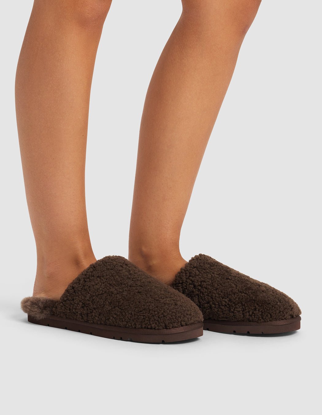 Puffy_Sheep_Slipper_Espresso_1.jpg Puffy Sheep Slippers - Image 1