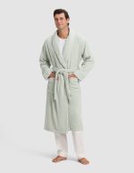 Ribbed Terry Bath Robe - Image 11