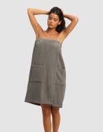 Ribbed Terry Bath Wrap - Image 11