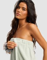 Ribbed Terry Bath Wrap - Image 8