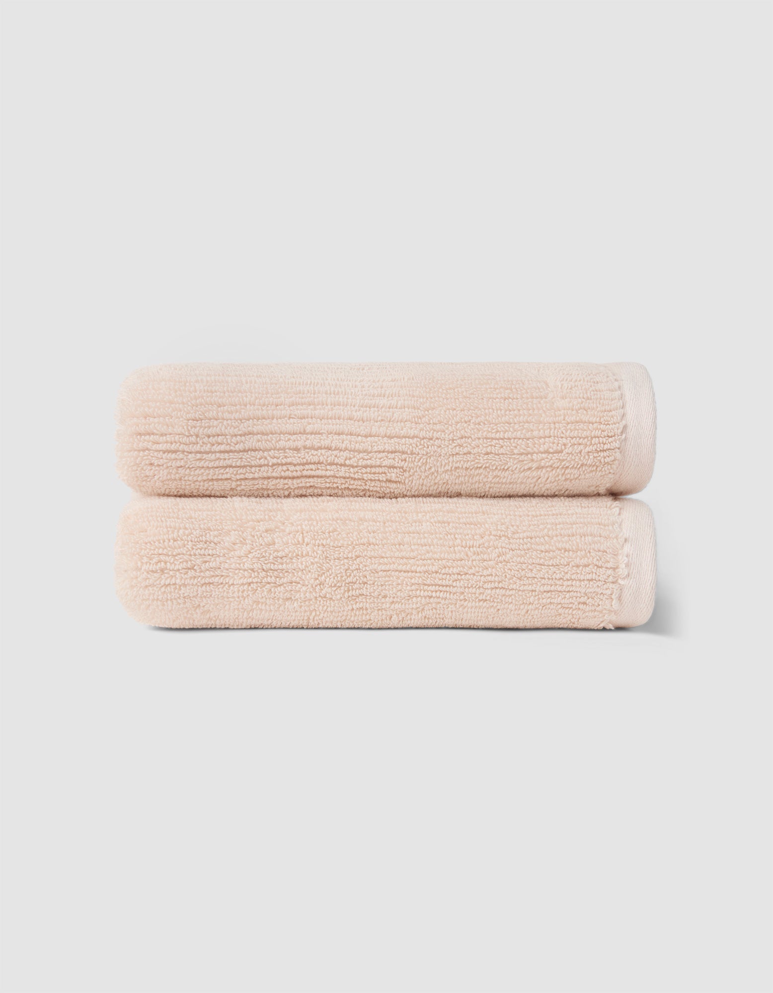 Ribbed_Terry_Hand_Towel_Petal_1.jpg Ribbed Terry Hand Towels - Image 1