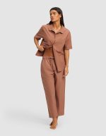 Women's Sutton Short Sleeve & Pant Pajama Set - Image 5
