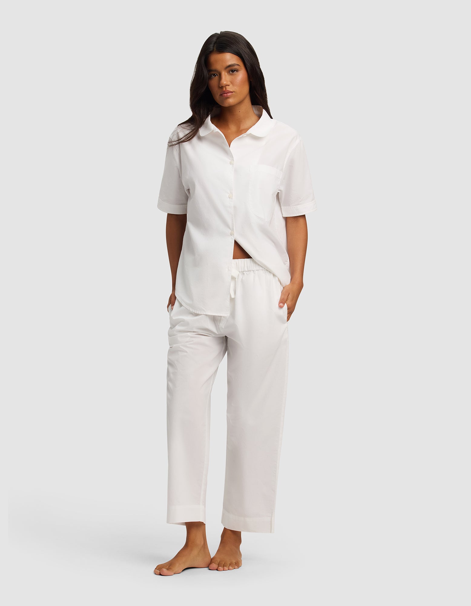 Women's Sutton Short Sleeve & Pant Pajama Set - Image 1