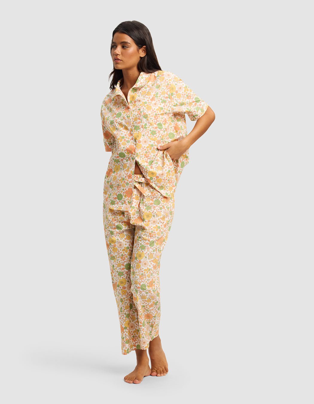 Women's Sutton Short Sleeve & Pant Pajama Set - Image 20