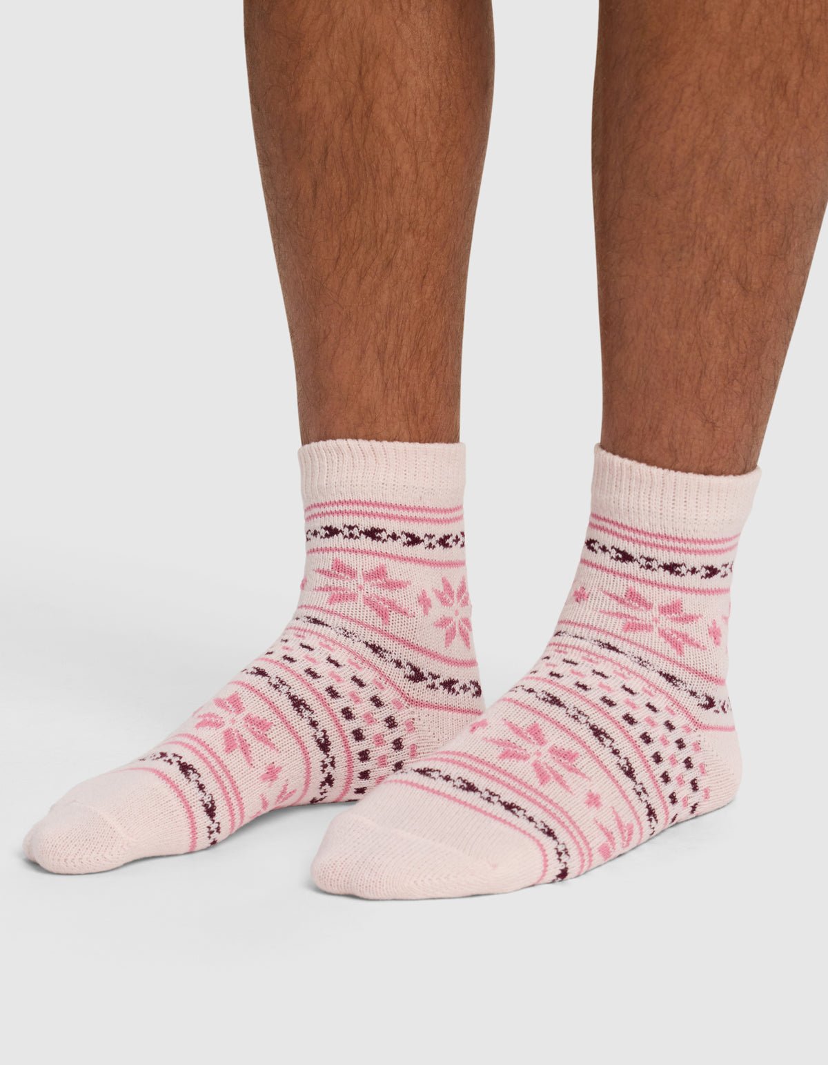 The-_Snowflake-_Plush-_Modern-_Crew-_Sock_Ballet_3.jpg The Snowflake Plush Modern Crew Sock - Image 1
