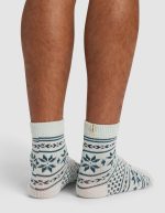 The Snowflake Plush Modern Crew Sock - Image 8