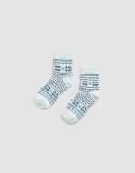 The Snowflake Plush Modern Crew Sock - Image 10