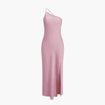 Satin Slip Dress for Women with Slit – Elegant Evening Dress - Image 11