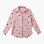 Women’s Blouse with Button Front and Long Sleeves