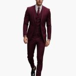 Men's Three-Piece Suit with Blazer, Vest, and Trousers - Image 9