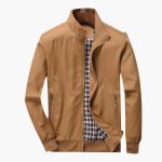 Slim Fit Bomber Jacket for Men - Image 6