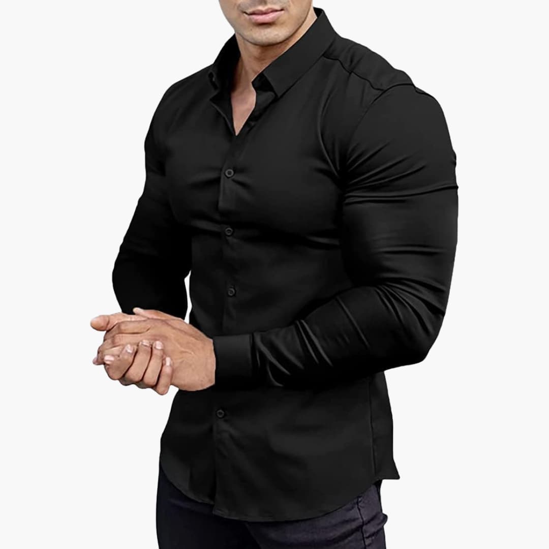Untitleddesign_1_2f326c74-b869-4c9b-ac24-af6528bbd152.jpg Slim-Fit Shirt for Men - Image 1