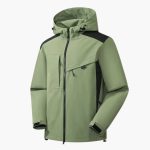 Men's Ski Jacket with Hood and Zipper Pockets - Image 7