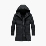 Men’s Parka Jacket with Hood and Zip