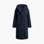 Women’s Hooded Coat with Button Closure
