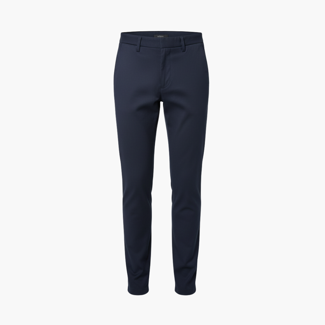 Wilfred_Smith_f09a179f-a583-441a-b3bc-394f16771693.png Men’s Stretch Chinos with Elastic Waistband and Slim Legs - Image 1