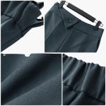 Women’s Blazer Set with Structured Fit and Straight Trousers - Image 6