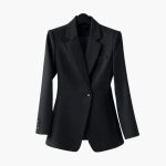 Women’s Blazer Set with Structured Fit and Straight Trousers - Image 9