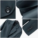 Women’s Blazer Set with Structured Fit and Straight Trousers - Image 5