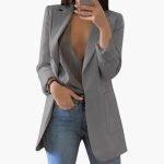 Women’s Blazer with Front Pockets - Image 3